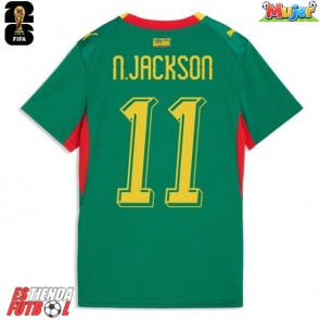 Senegal Nicolas Jackson #11 Segunda Equipación Mujer Mundial 2026 Manga Corta